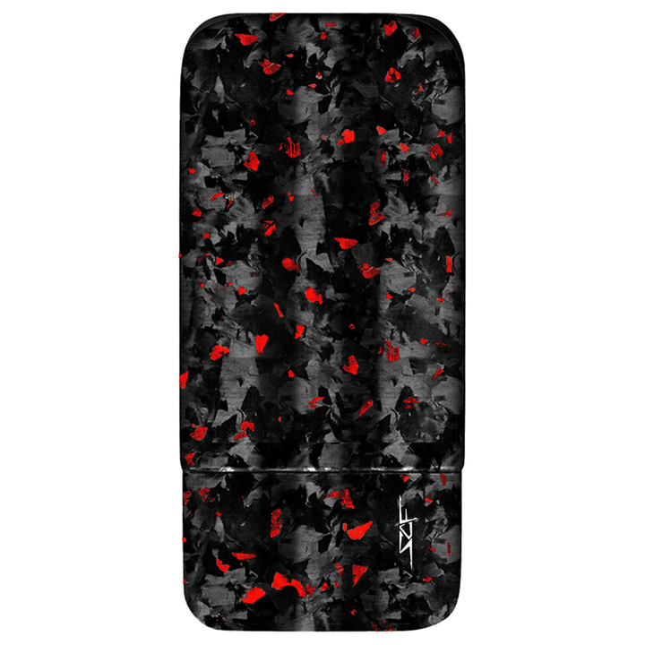 3 Tube Flake Forged Carbon Fiber Cigar Case