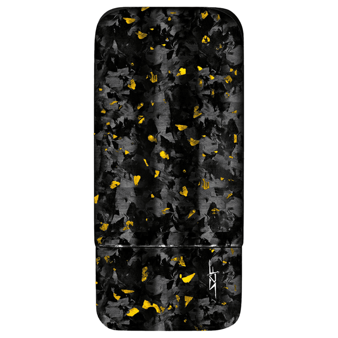 3 Tube Flake Forged Carbon Fiber Cigar Case