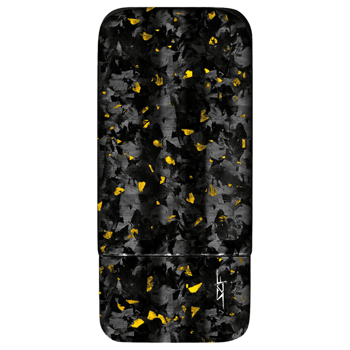 3 Tube Flake Forged Carbon Fiber Cigar Case