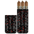 3 Tube Flake Forged Carbon Fiber Cigar Case