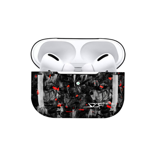 Apple AirPods Red Flake Forged Carbon Fiber Case – Simply Carbon