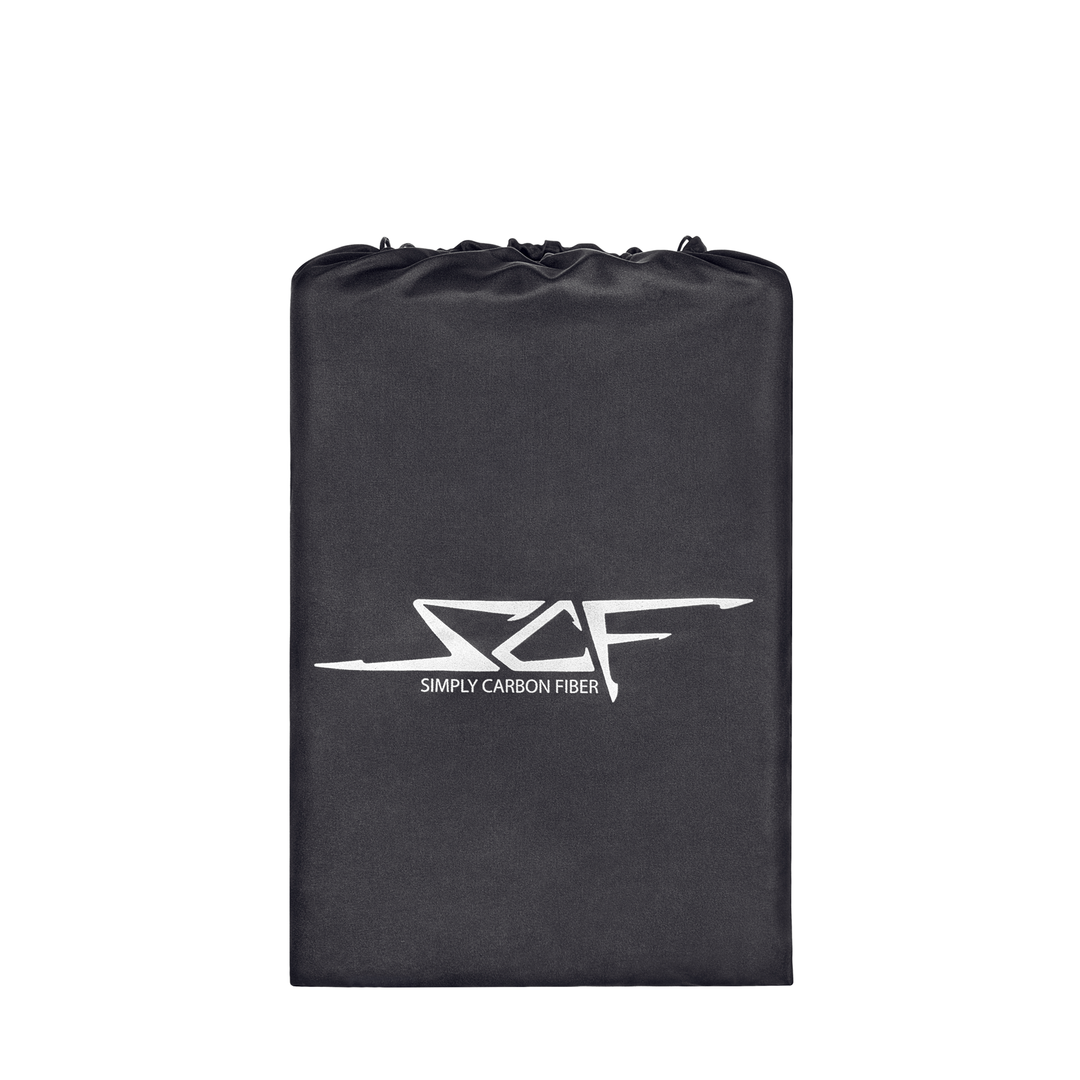 Red Flake Forged Carbon Fiber Carry-On Luggage | Classic Series