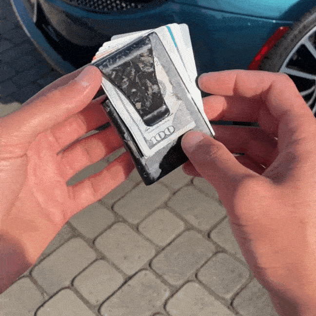 Forged Carbon Fiber Cash & Card Slim Wallet-Sostiene 7 tarjetas y 20 billetes – Simply Carbon Fiber