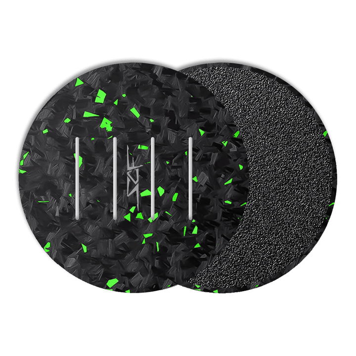 Flake Forged Carbon Fiber Coaster Set