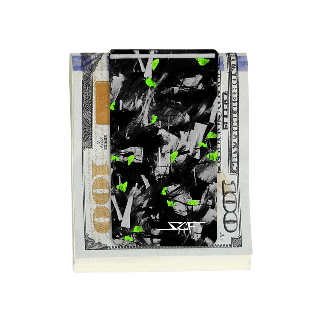 Flake Forged Carbon Fiber Money Clip