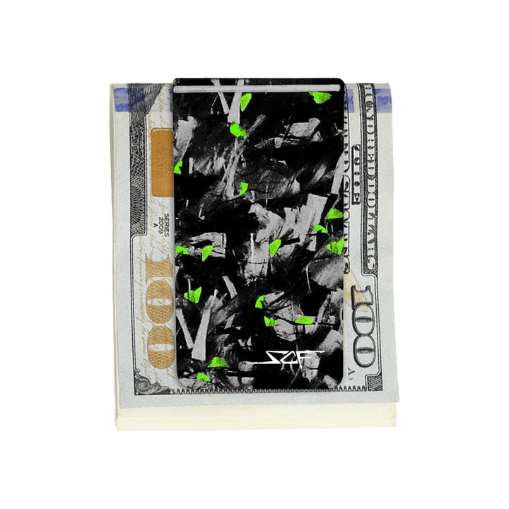 Flake Forged Carbon Fiber Money Clip