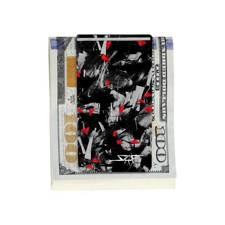 Flake Forged Carbon Fiber Money Clip