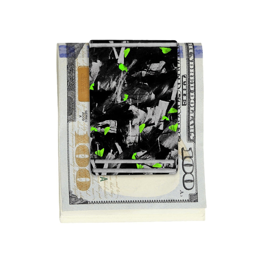 Flake Forged Carbon Fiber Money Clip