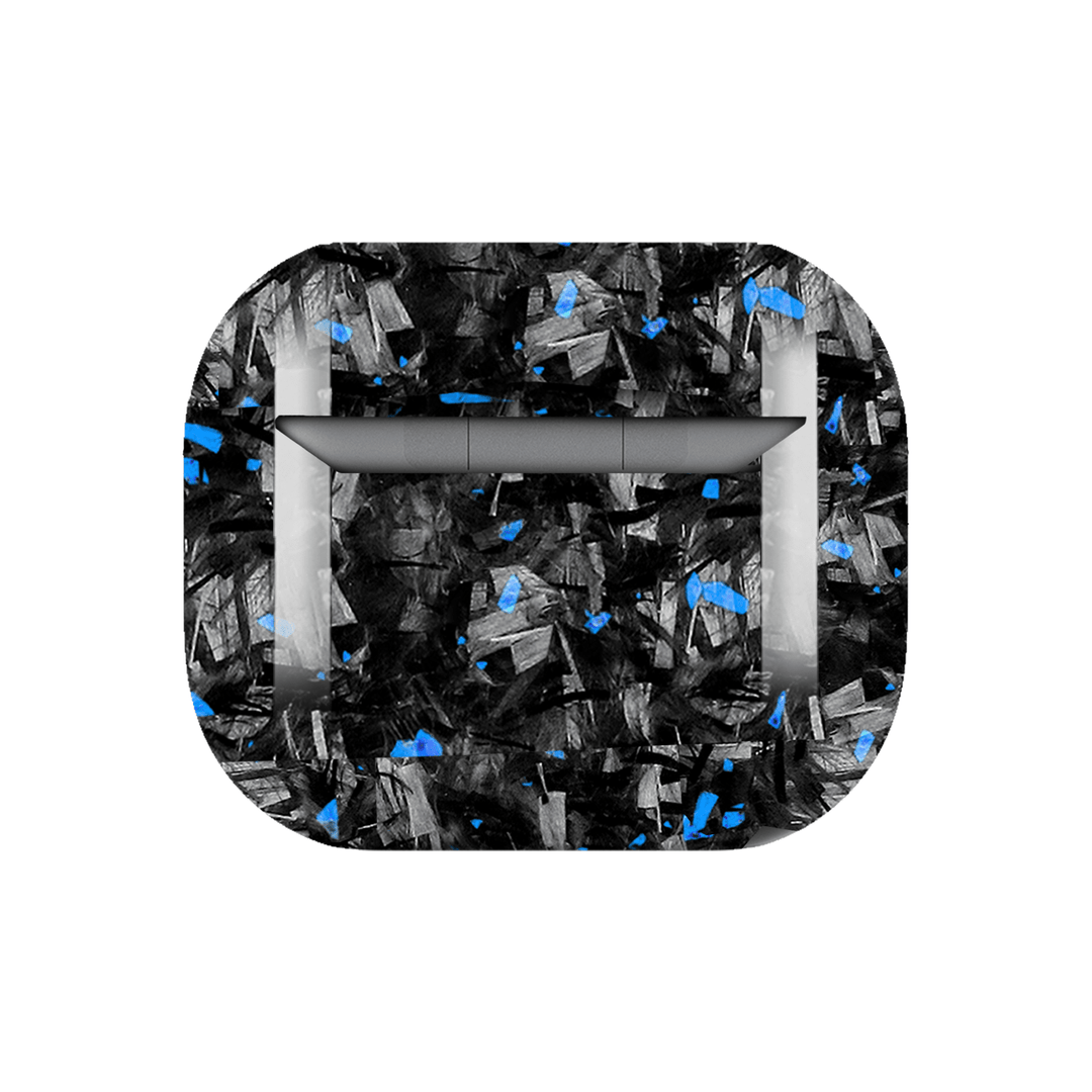 Galaxy Buds | Blue Flake Forged Carbon Fiber Case