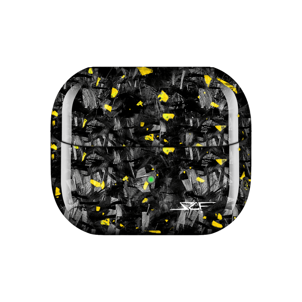 Galaxy Buds | Gold Flake Forged Carbon Fiber Case