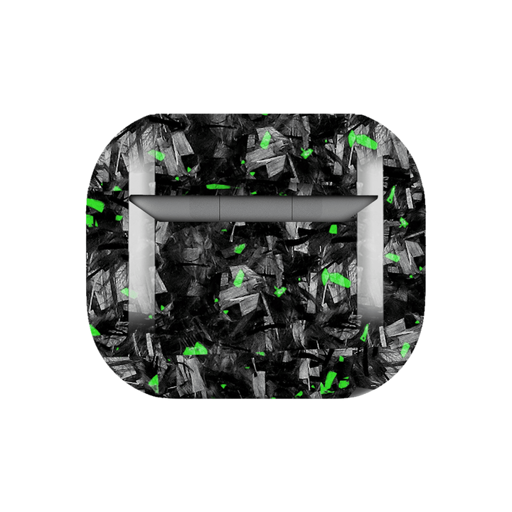 Galaxy Buds | Green Flake Forged Carbon Fiber Case