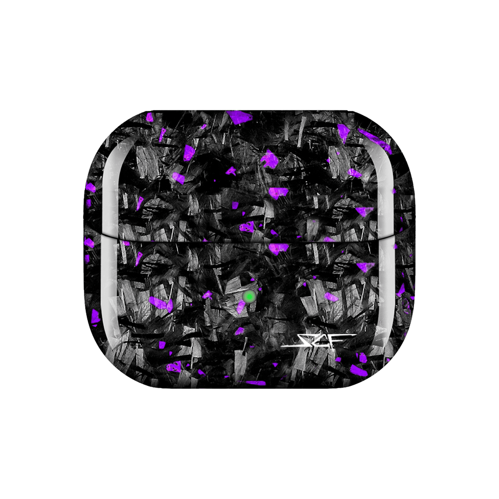 Galaxy Buds | Purple Flake Forged Carbon Fiber Case