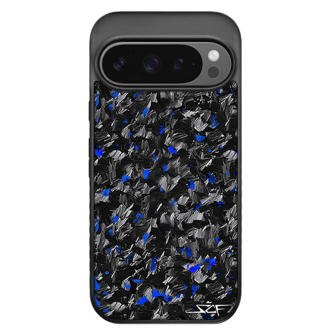 Google Pixel | Blue Flake Forged Carbon Fiber Case | CLASSIC