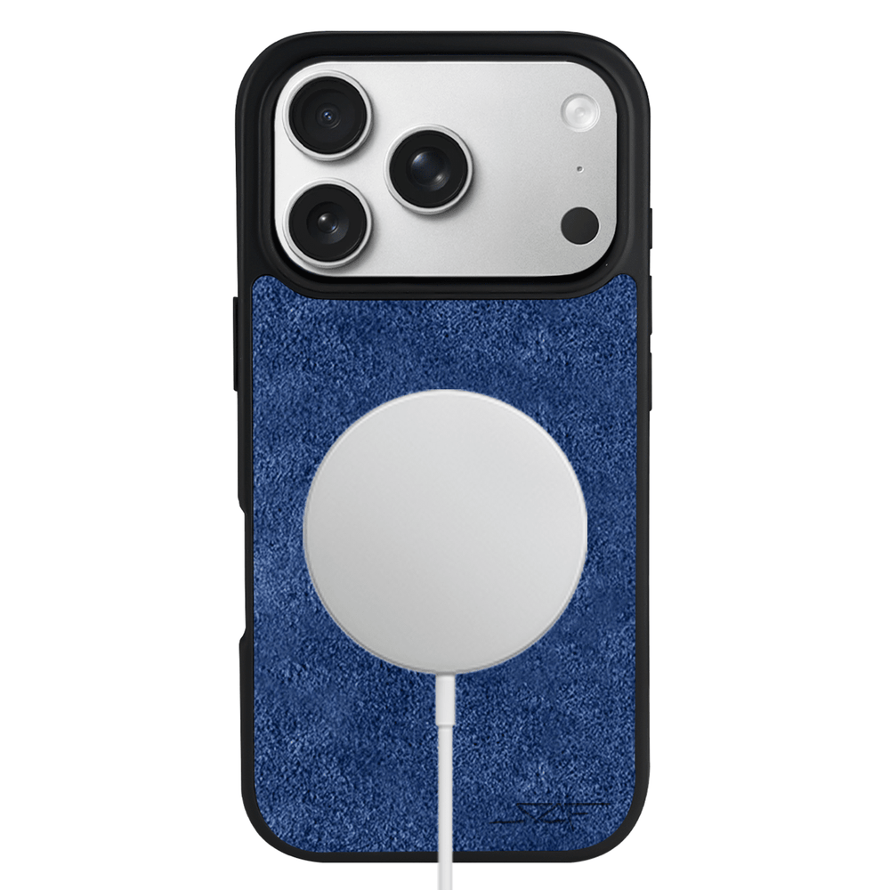iPhone | Blue Alcantara Case | CLASSIC Series