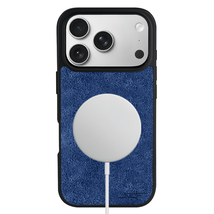 iPhone | Blue Alcantara Case | CLASSIC Series