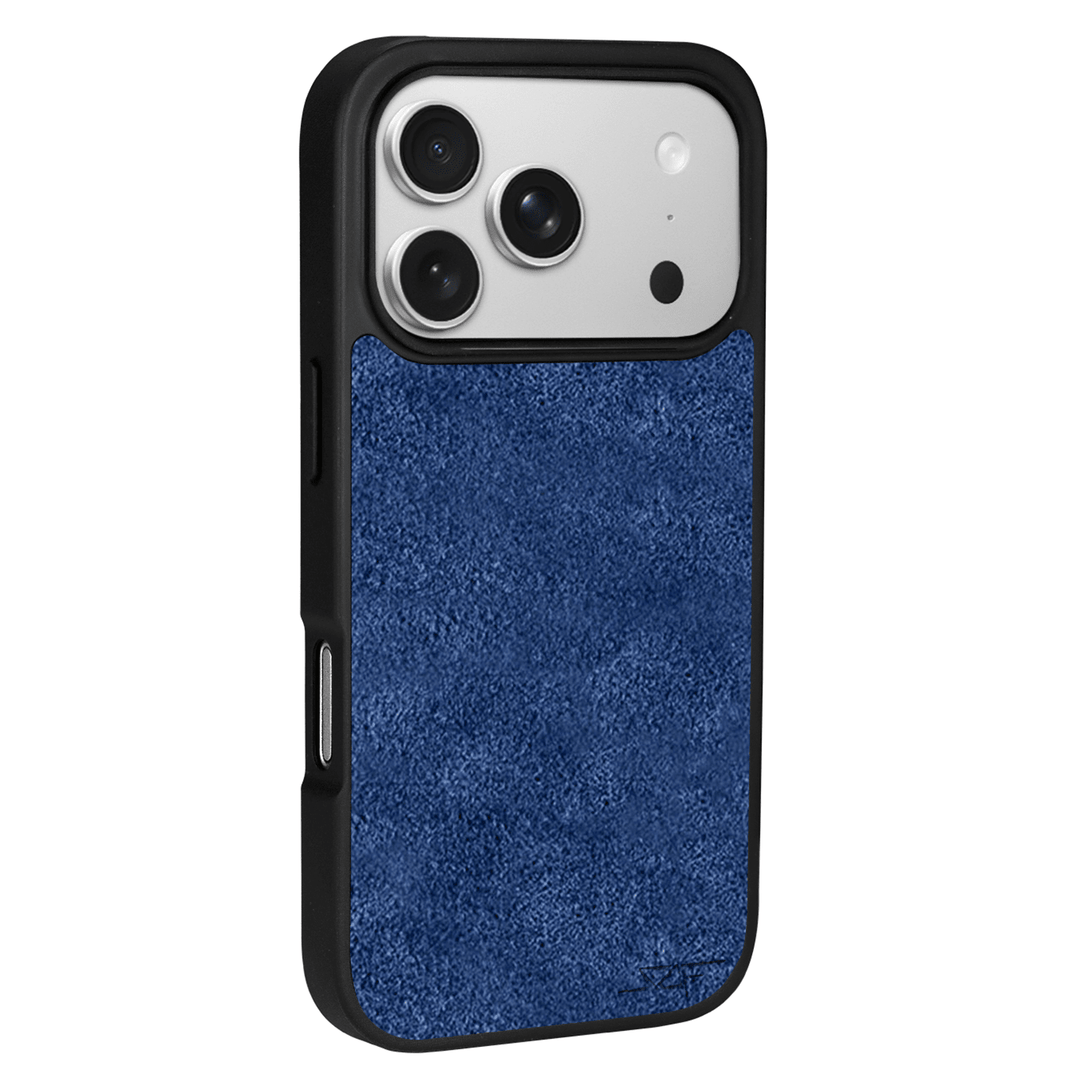 iPhone | Blue Alcantara Case | CLASSIC Series