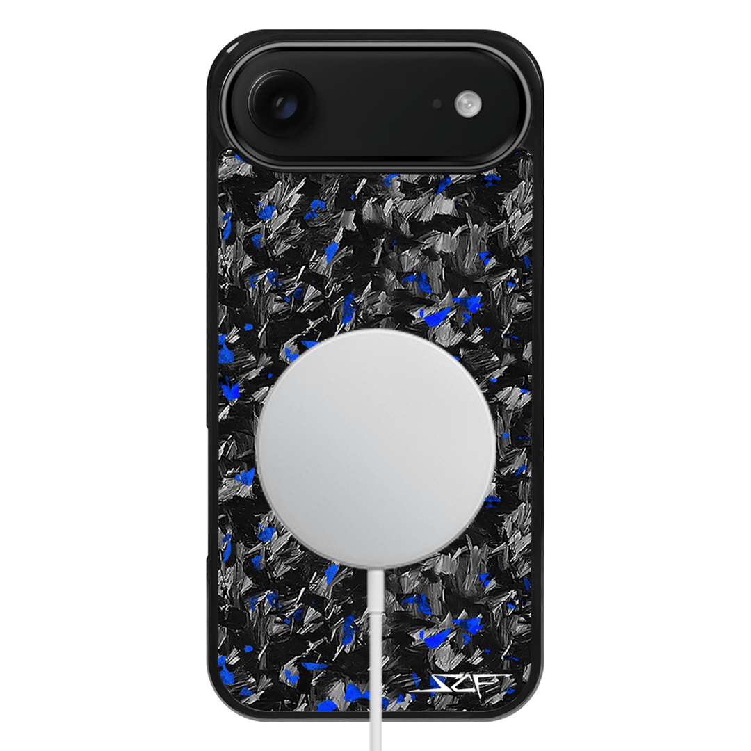 iPhone | Blue Flake Real Forged Carbon Fiber Phone Case | CLASSIC Series
