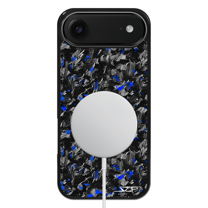 iPhone | Blue Flake Real Forged Carbon Fiber Phone Case | CLASSIC Series