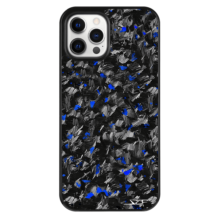 Phone Samsung S21 Carbon Case IPhone Blue Flake Real Forged Carbon