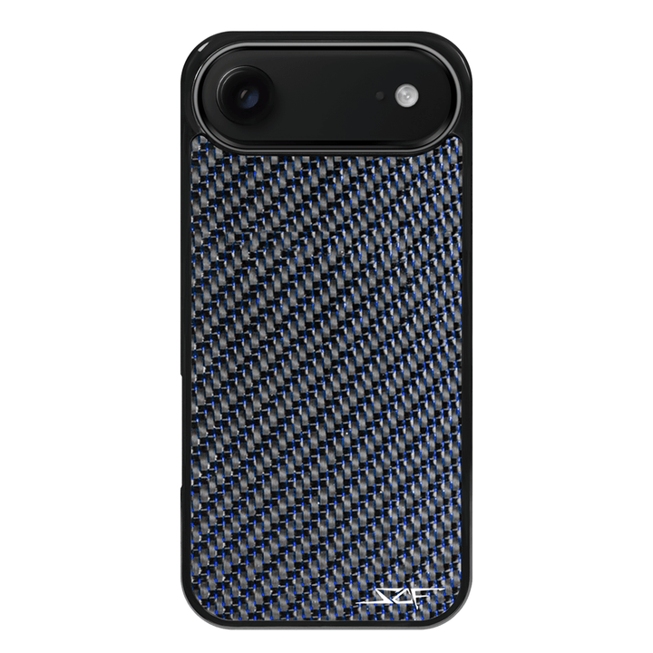iPhone | Blue Lace Real Carbon Fiber Phone Case | CLASSIC Series