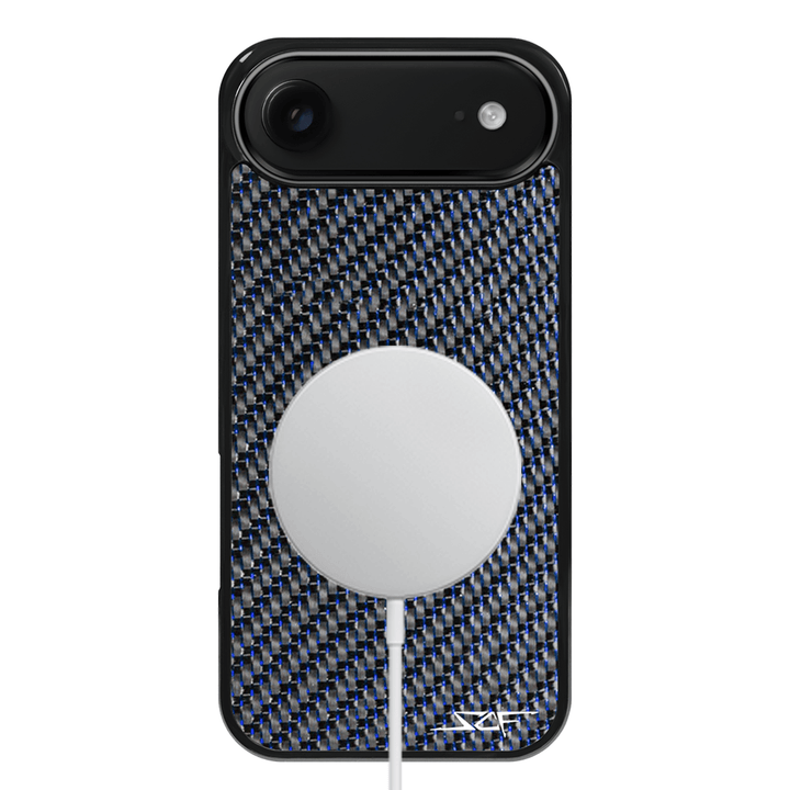 iPhone | Blue Lace Real Carbon Fiber Phone Case | CLASSIC Series