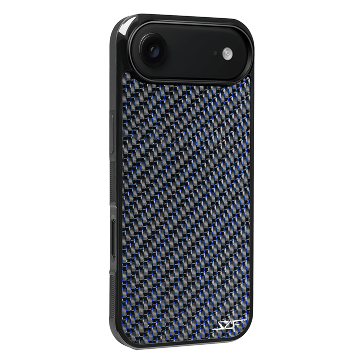 iPhone | Blue Lace Real Carbon Fiber Phone Case | CLASSIC Series