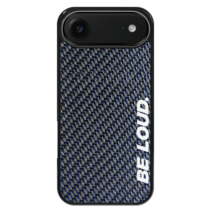 iPhone | Blue Lace Real Forged Carbon Fiber Case | BE LOUD. x SCF