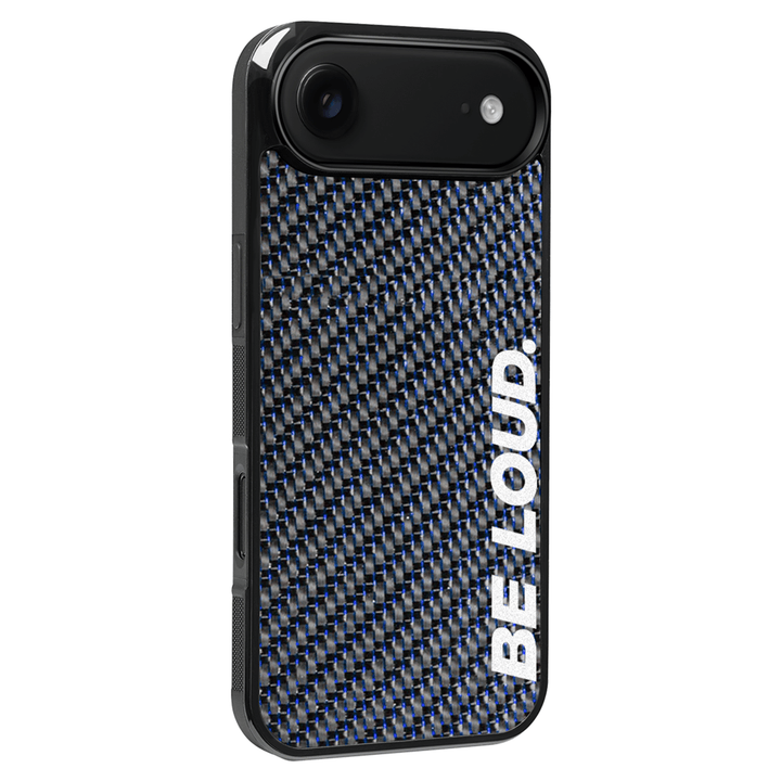 iPhone | Blue Lace Real Forged Carbon Fiber Case | BE LOUD. x SCF