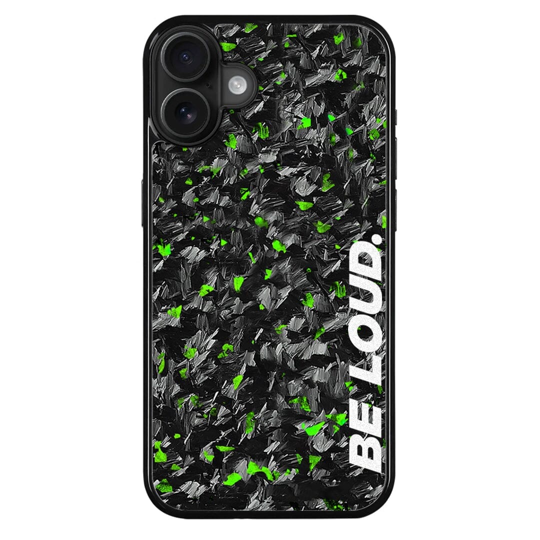 iPhone | Flake Forged Carbon Fiber Case | BE LOUD. x SCF