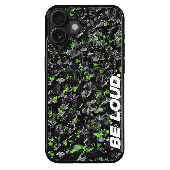 iPhone | Flake Forged Carbon Fiber Case | BE LOUD. x SCF