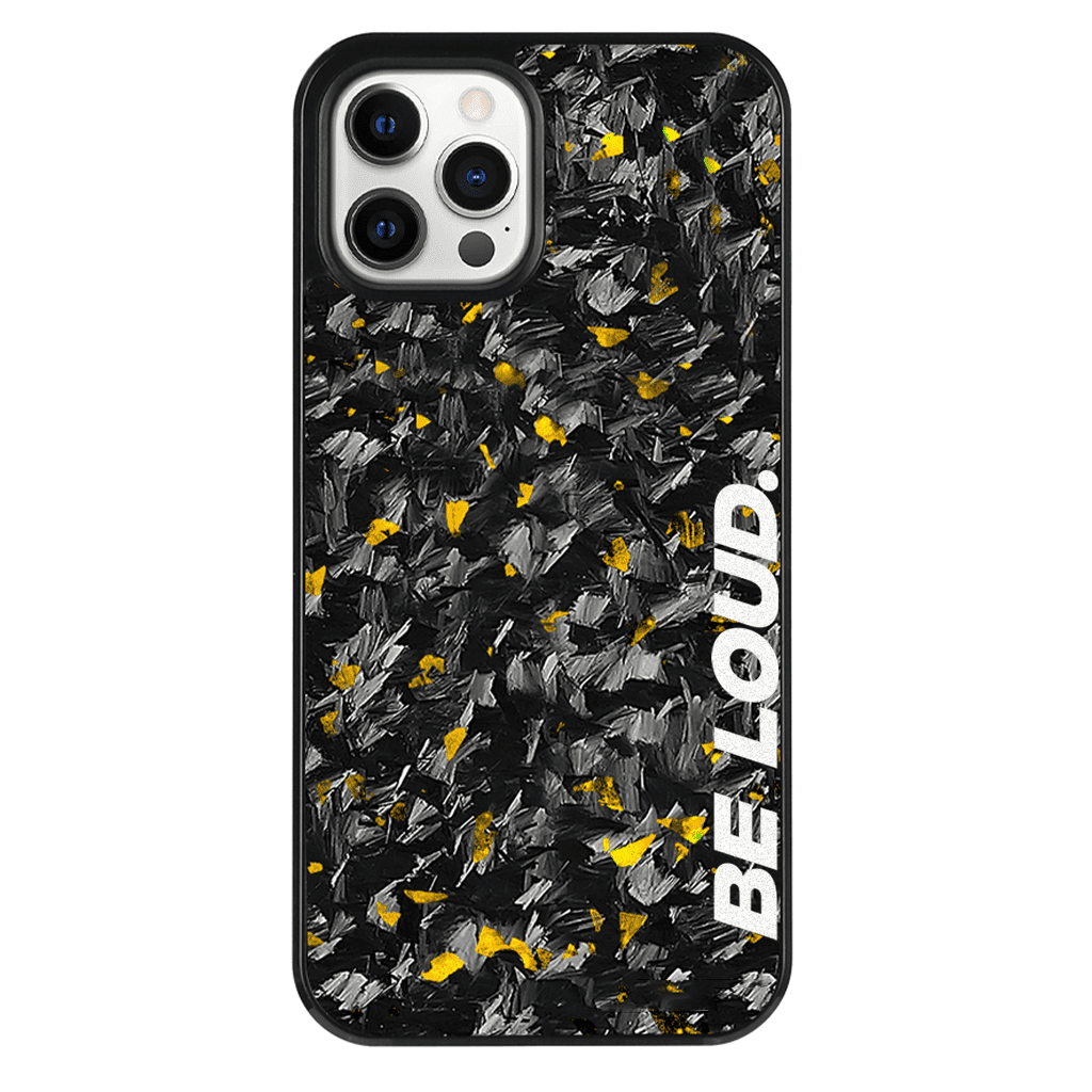 iPhone | Flake Forged Carbon Fiber Case | BE LOUD. x SCF