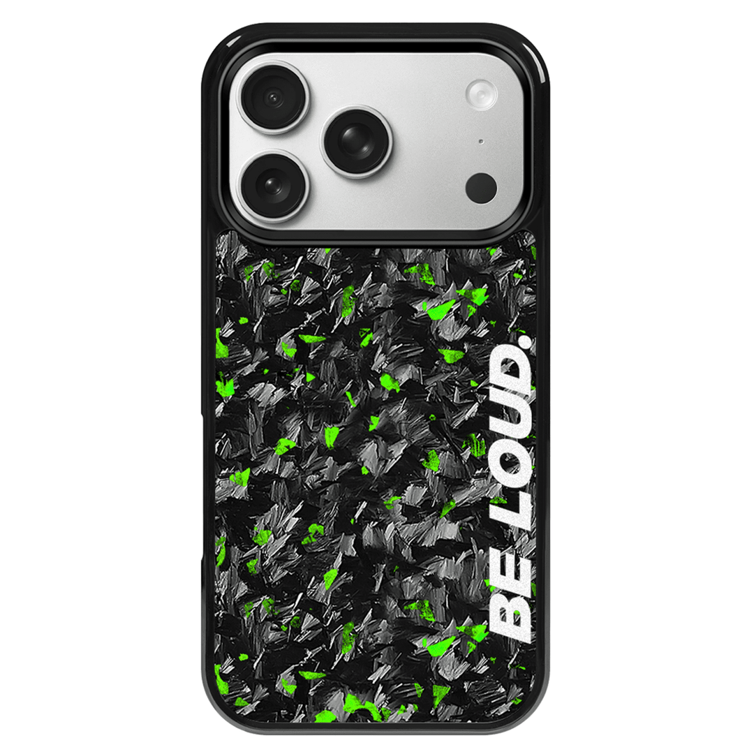 iPhone | Flake Forged Carbon Fiber Case | BE LOUD. x SCF