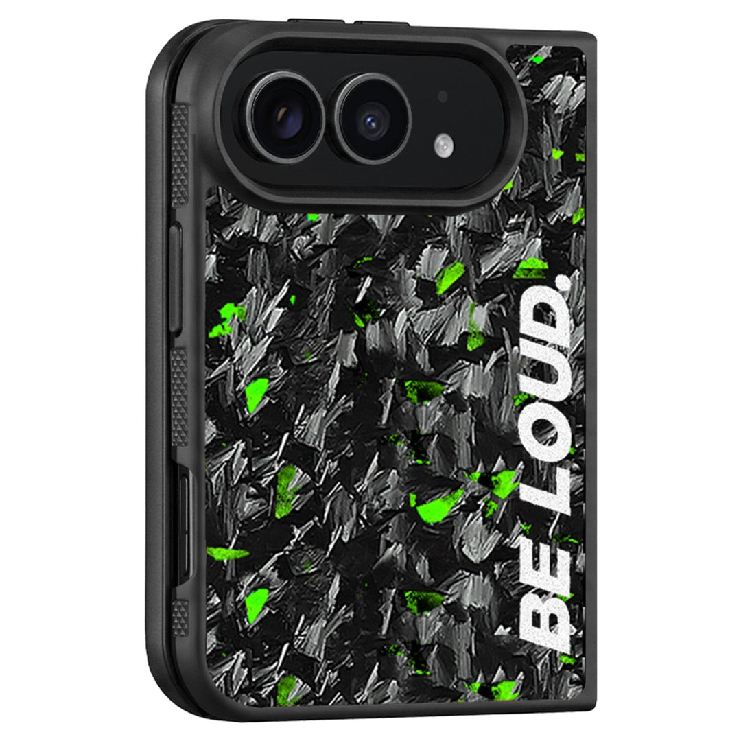 iPhone | Flake Forged Carbon Fiber Case | BE LOUD. x SCF