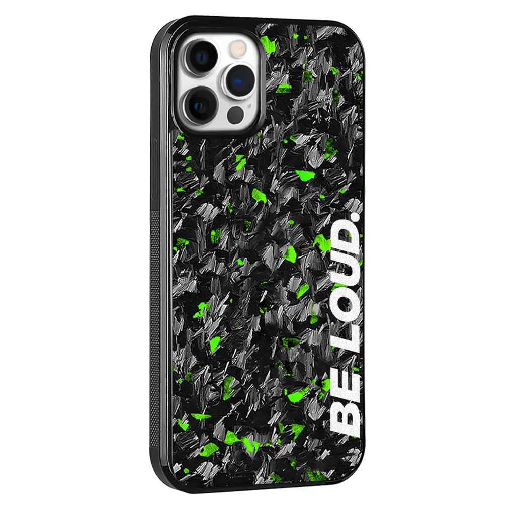 iPhone | Flake Forged Carbon Fiber Case | BE LOUD. x SCF