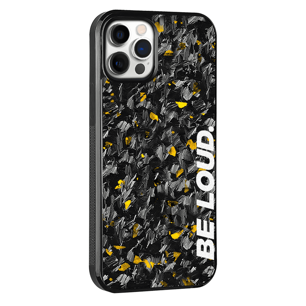 iPhone | Flake Forged Carbon Fiber Case | BE LOUD. x SCF