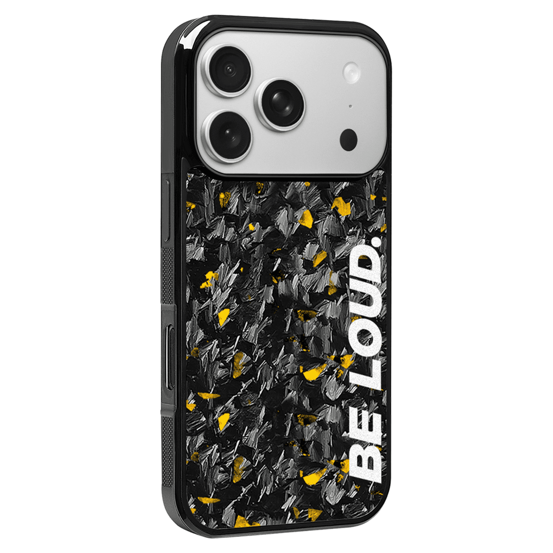 iPhone | Flake Forged Carbon Fiber Case | BE LOUD. x SCF