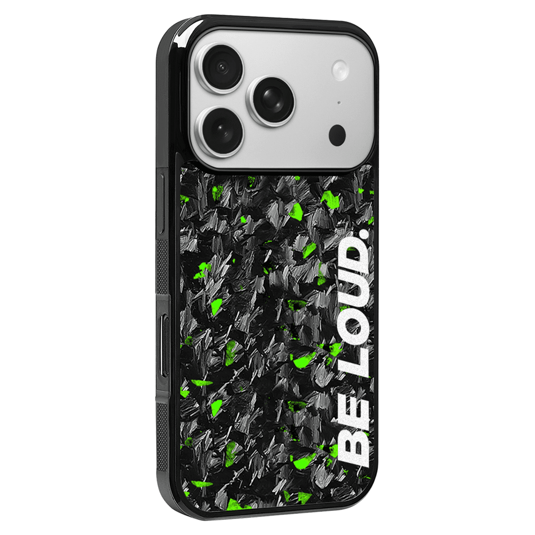 iPhone | Flake Forged Carbon Fiber Case | BE LOUD. x SCF