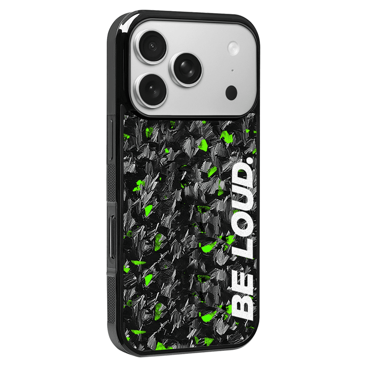 iPhone | Flake Forged Carbon Fiber Case | BE LOUD. x SCF