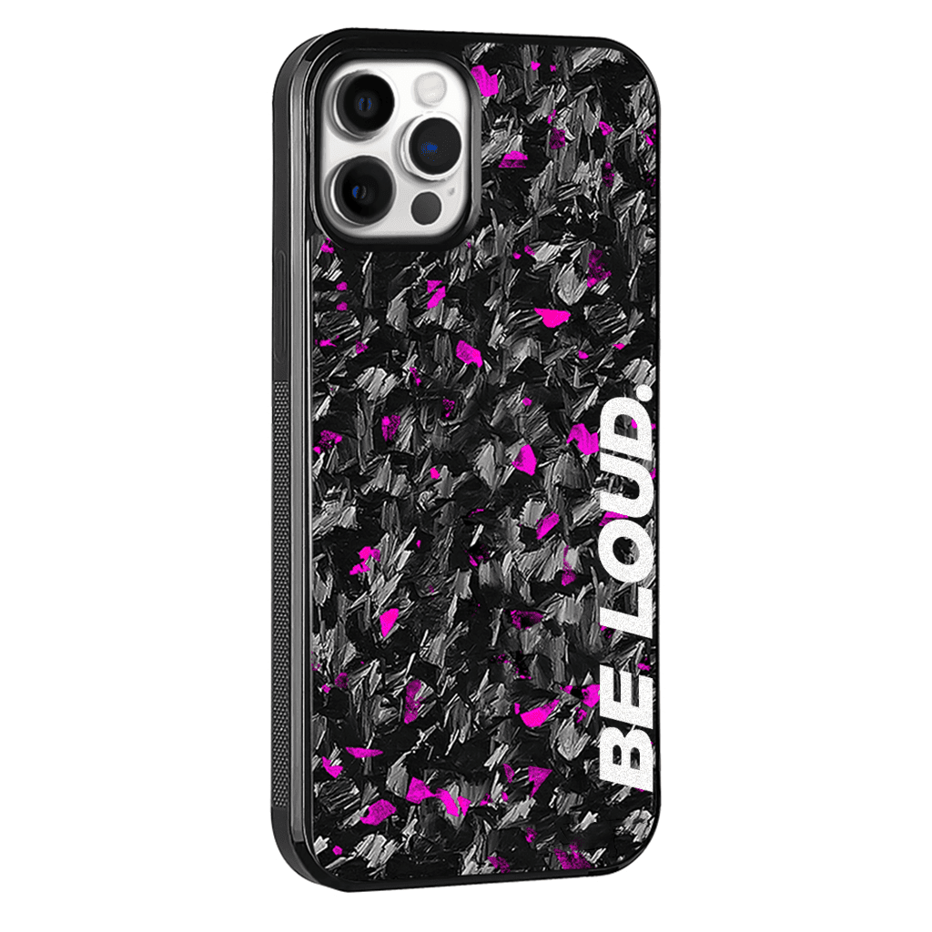 iPhone | Flake Forged Carbon Fiber Case | BE LOUD. x SCF