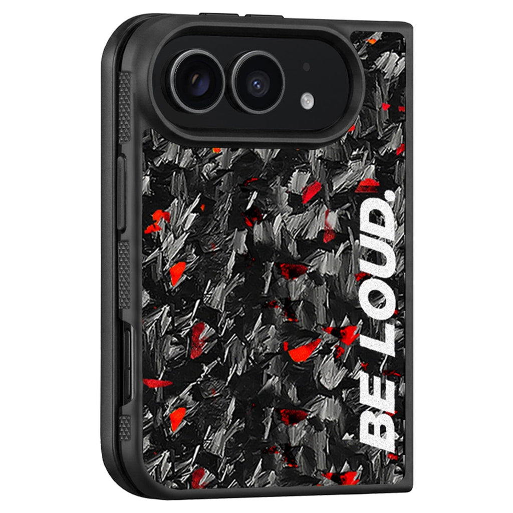 iPhone Flake Echt geschmiedete Carbonfaserhülle BE LOUD. x SCF