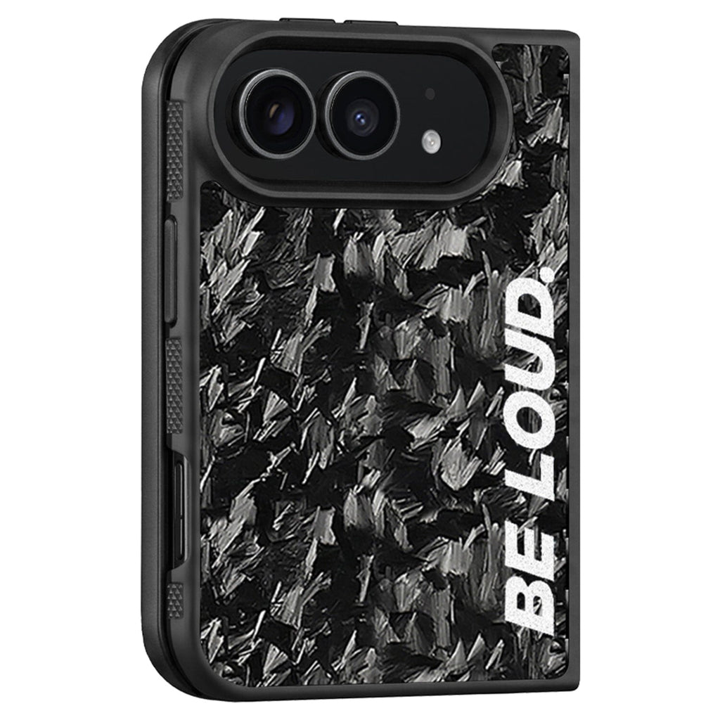 iPhone Echtes geschmiedetes Carbonfaser Case BE LOUD. x SCF
