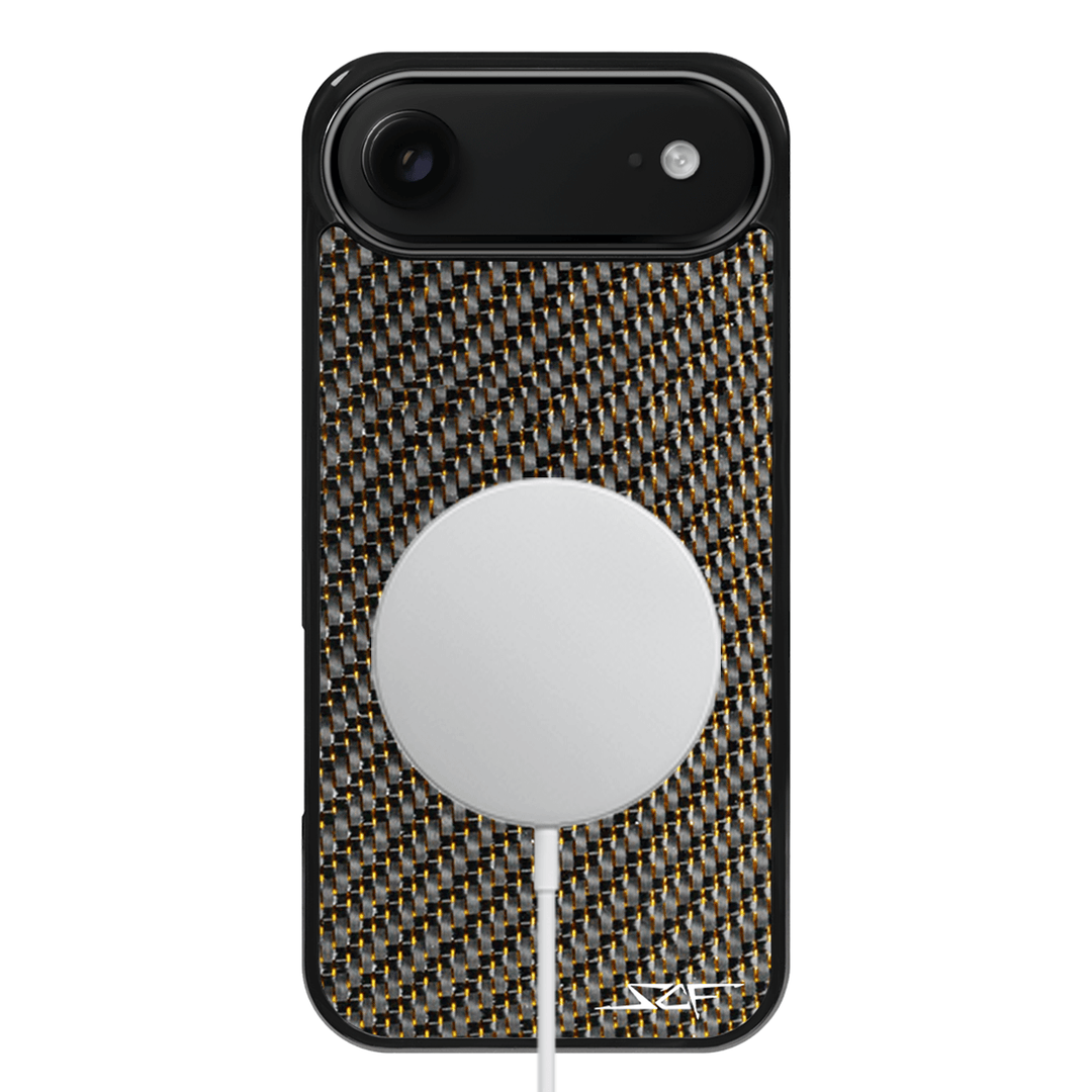 iPhone | Gold Lace Real Carbon Fiber Phone Case | CLASSIC Series