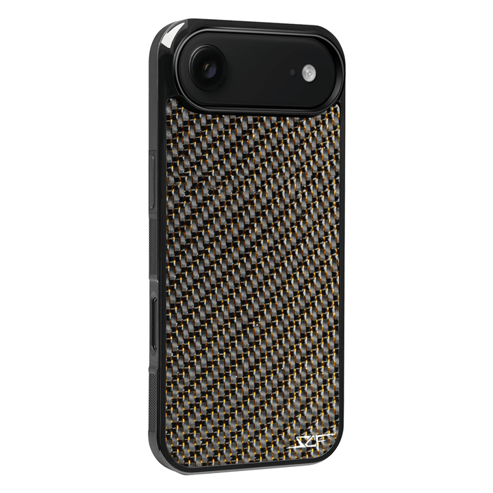 iPhone | Gold Lace Real Carbon Fiber Phone Case | CLASSIC Series