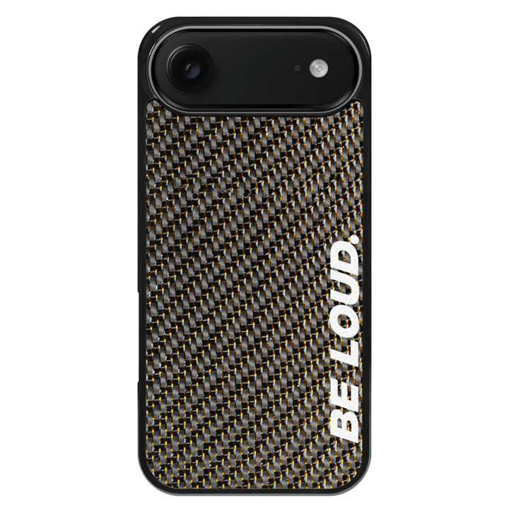 iPhone | Gold Lace Real Forged Carbon Fiber Case | BE LOUD. x SCF