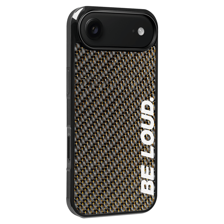 iPhone | Gold Lace Real Forged Carbon Fiber Case | BE LOUD. x SCF