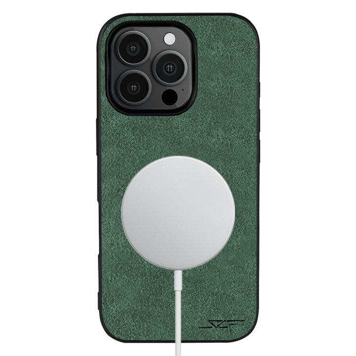 iPhone | Green Alcantara Case | CLASSIC Series