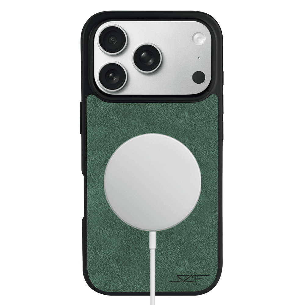 iPhone | Green Alcantara Case | CLASSIC Series
