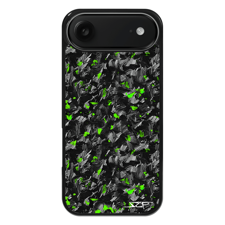iPhone | Green Flake Real Forged Carbon Fiber Phone Case | CLASSIC Series