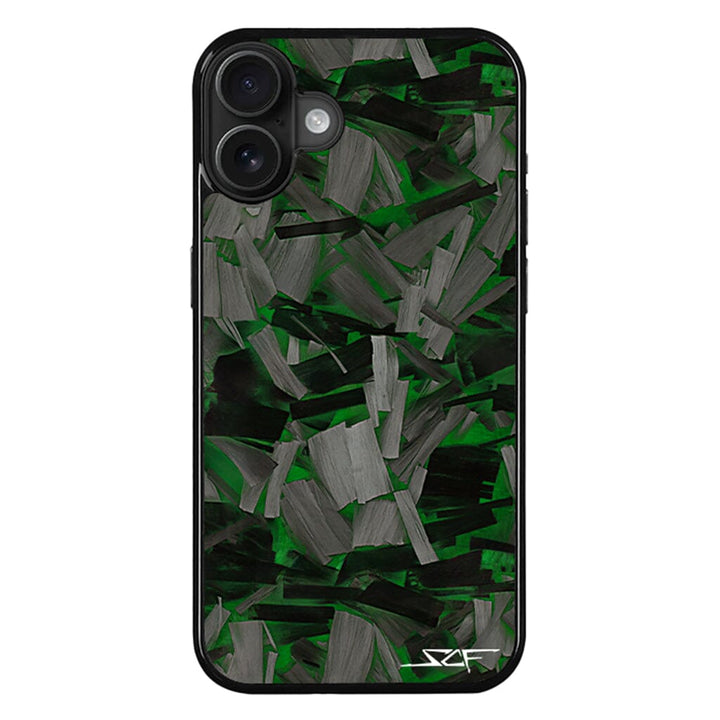 iPhone | Green Lava Forged Carbon Fiber Phone Case | CLASSIC Series