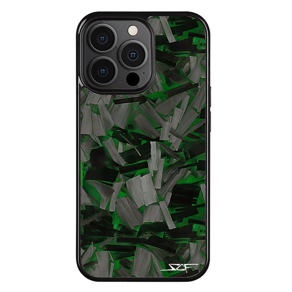 iPhone | Green Lava Forged Carbon Fiber Phone Case | CLASSIC Series